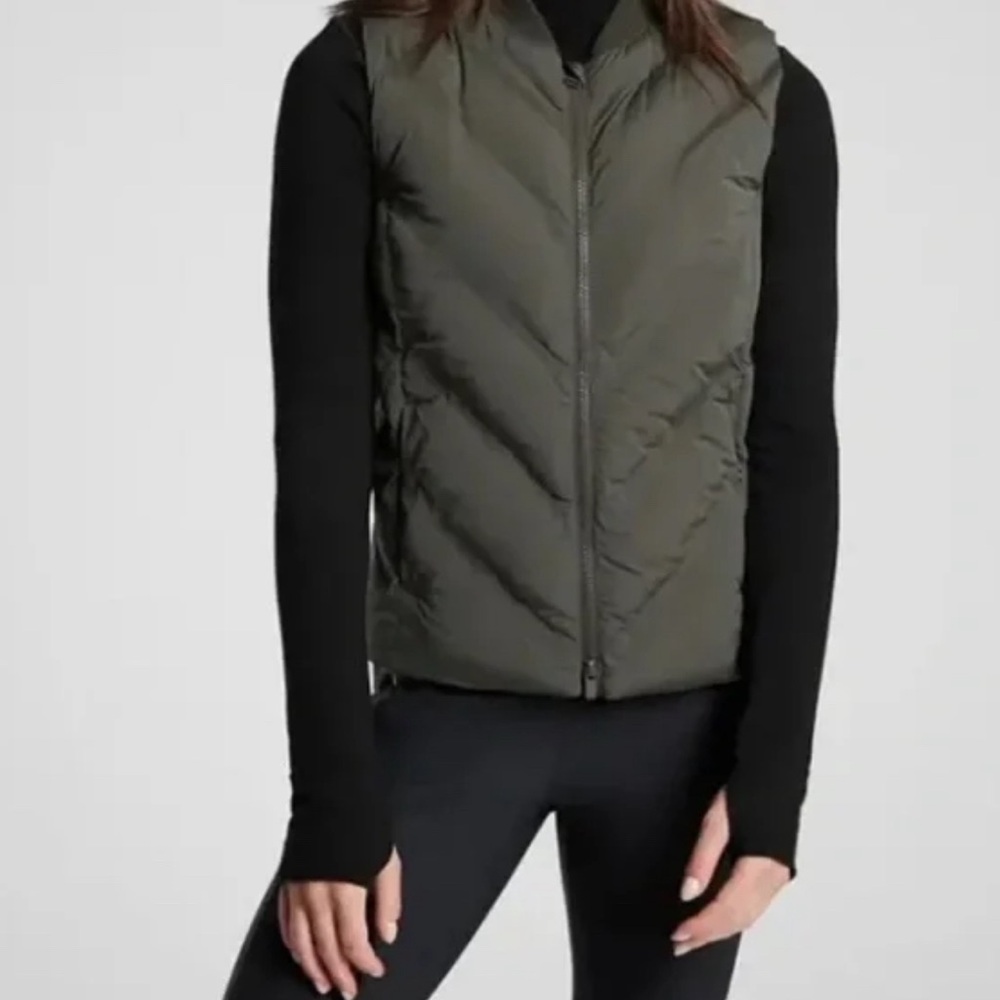 Athleta Olive Green vest size small